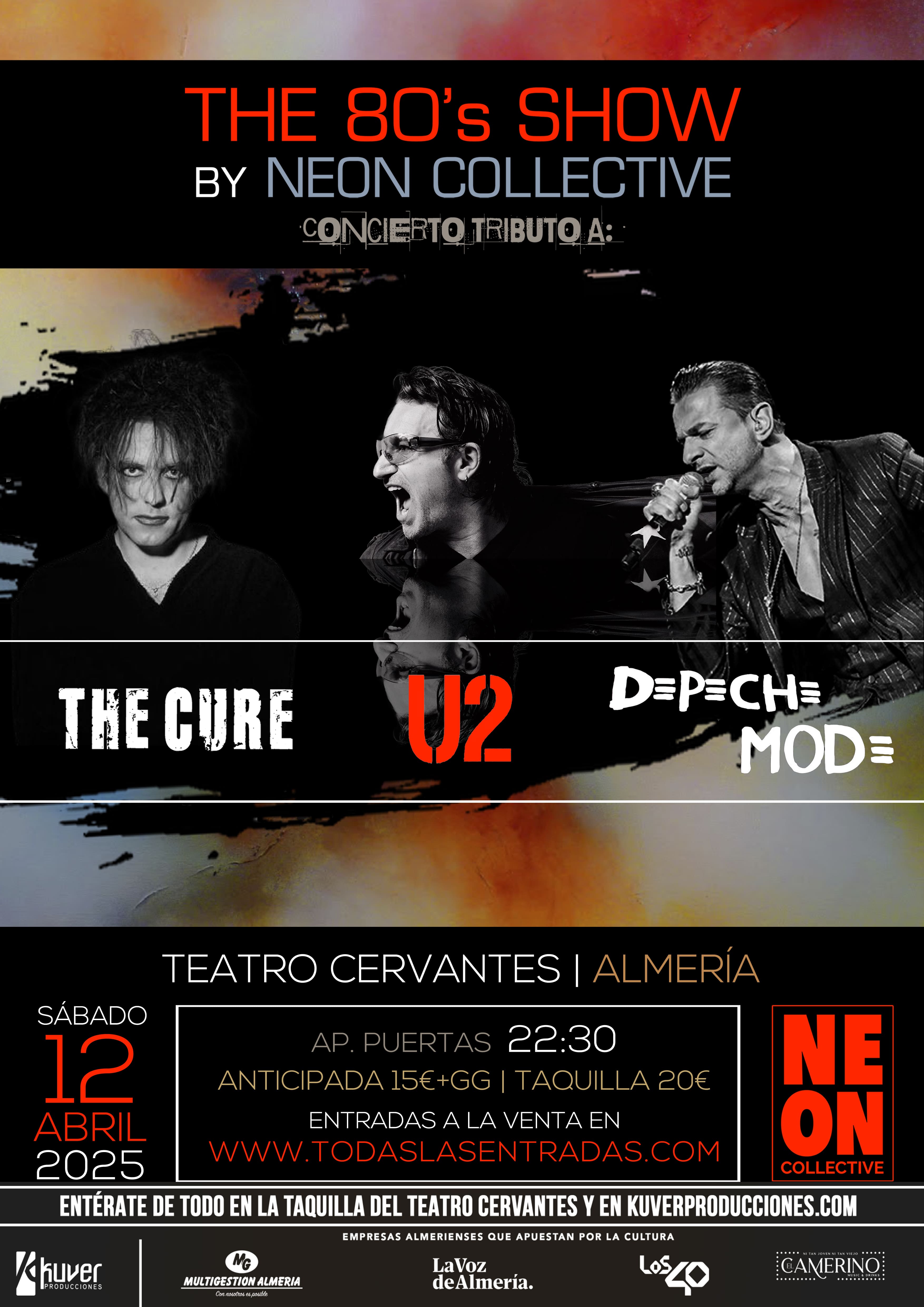 THE CURE, U2 & DEPECHE MODE