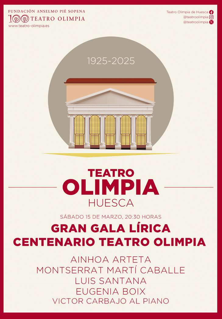 100 OLIMPIA. GRAN GALA LÍRICA CENTENARIO TEATRO OLIMPIA